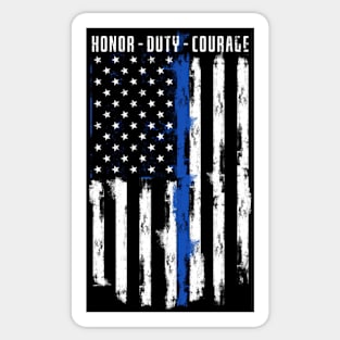 Honor-Duty-Courage Sticker